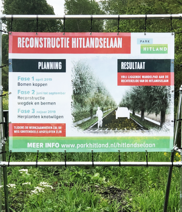 Vrijstaand doek | Goos Reclamemakers B.V.