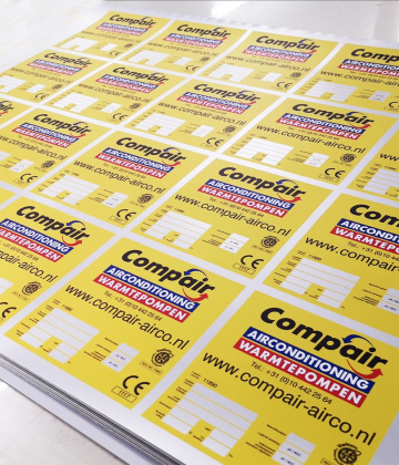 Schrijfbare stickers | Goos Reclamemakers B.V.