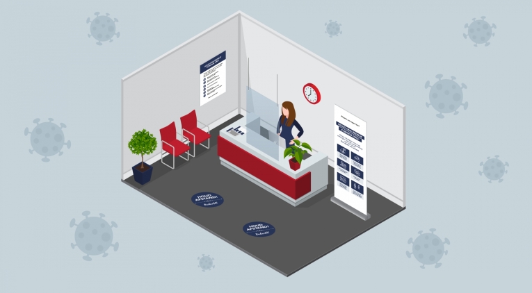 Kuchschermen / preventieschermen, flipovers en andere beschermingsmiddelen tegen het Corona-virus | Goos Reclamemakers B.V.