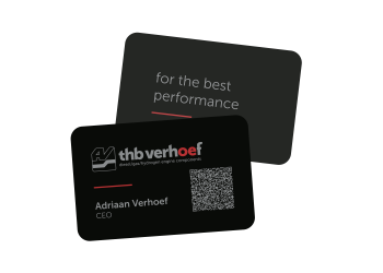 Metalen visitekaartjes