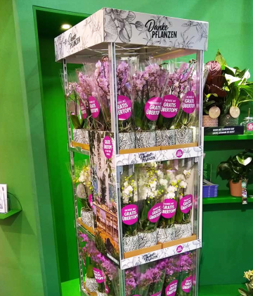 Bloemenkar display | Goos Reclamemakers B.V.