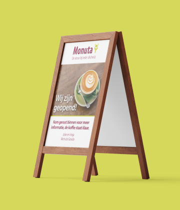 Basic uitklapbord | Goos Reclamemakers B.V.